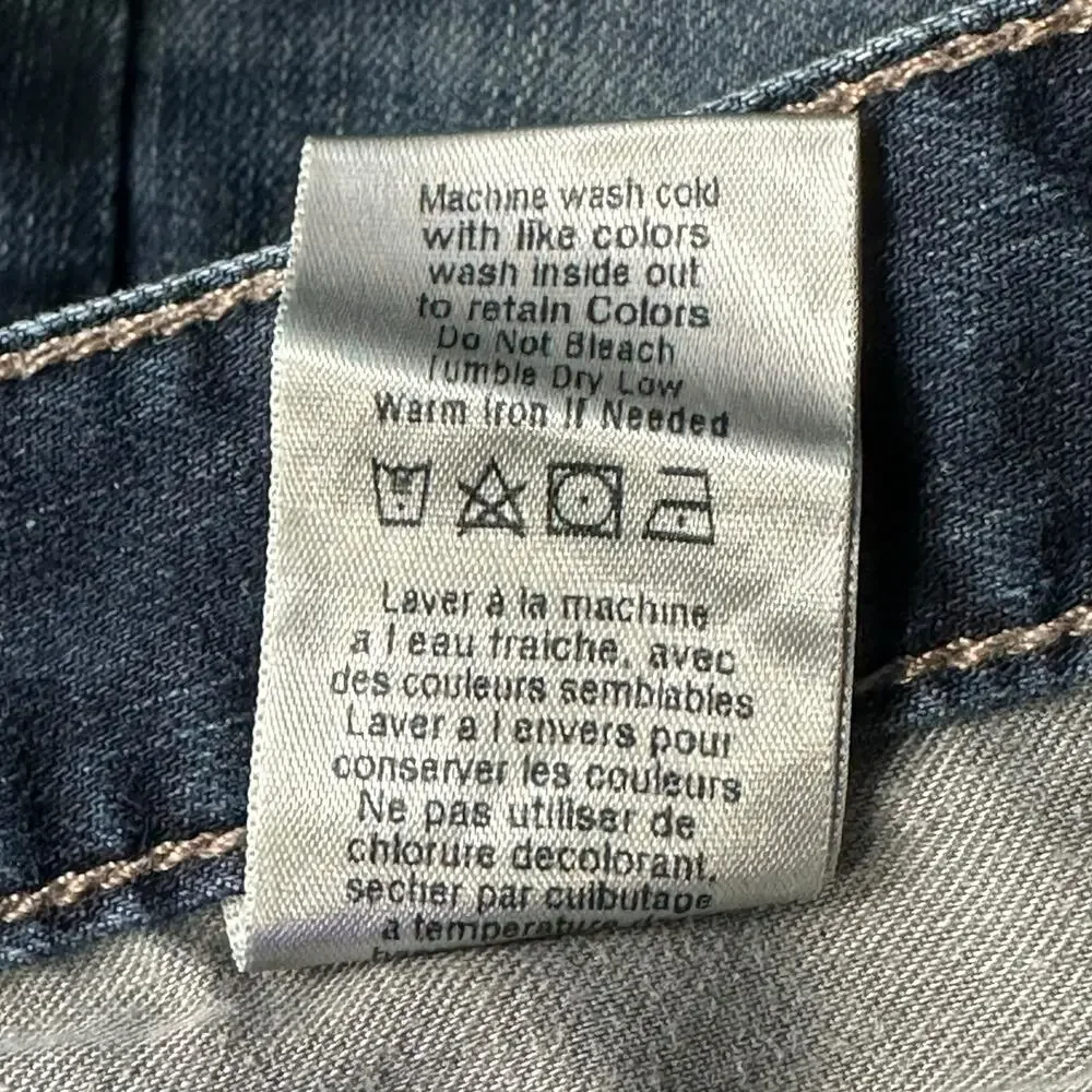 Big Star Jeans Mens 35x27 Nova XVI 17‎ Union Comfort Straight Dark Wash Denim